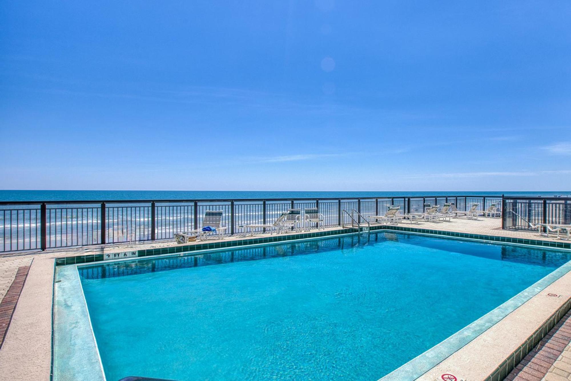 Ocean View With A Beachfront Pool At Ocean Trillium Condo ~ 602 New Smyrna Beach Luaran gambar