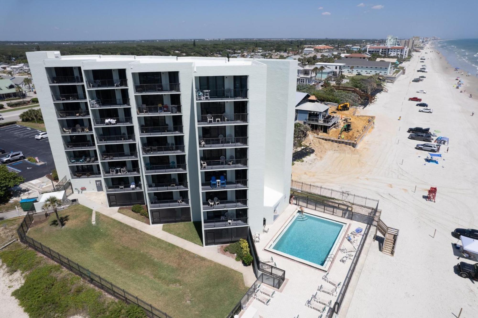 Ocean View With A Beachfront Pool At Ocean Trillium Condo ~ 602 New Smyrna Beach Luaran gambar